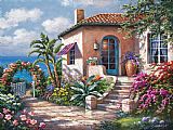 Coastal Cottage View by Sung Kim